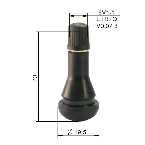 Standard Felgen GummiVentil